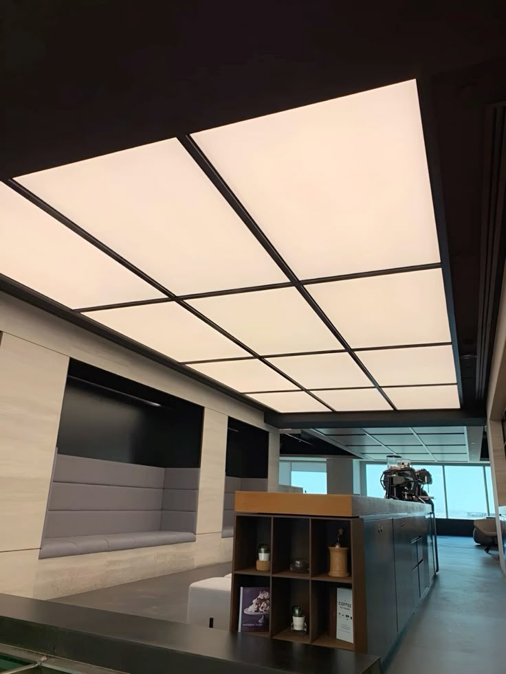 Grid Translucent Stretch Ceiling